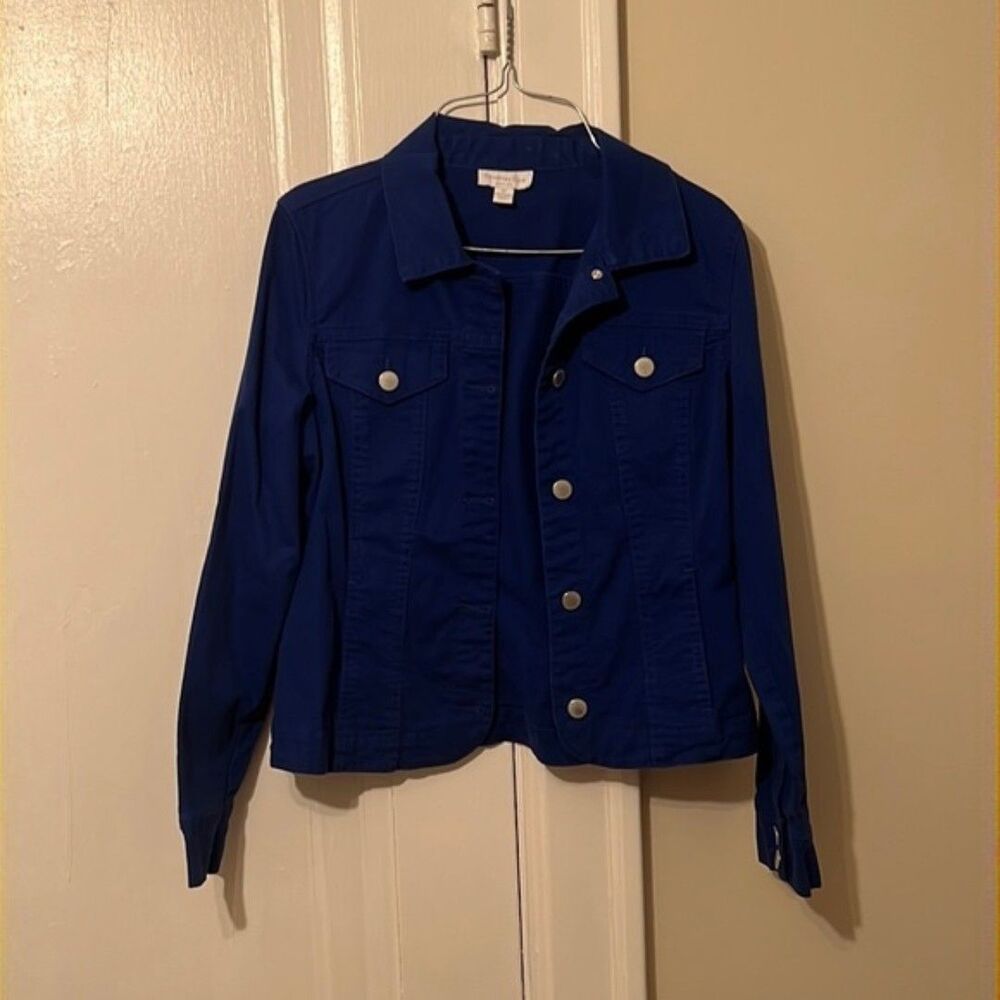 Royal blue Jean jacket